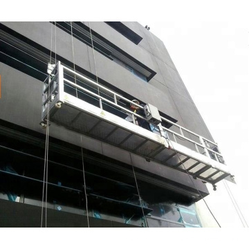 high rise hanging scaffolding rope suspended platform